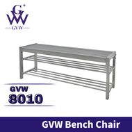 GVW 8010 Stainless Steel Bench Chair Outdoor Garden Long Chair Kerusi Makan Kerusi Luar Kerusi Taman