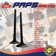 Motorcycle ENGINE VALVE SET(Intake & Exhaust Valve)(EIV)XRM/WAVE/CG125/CT100/GY6/MIO/BARAKO ETC.