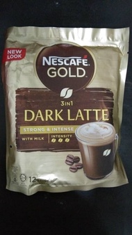 NESCAFE GOLD DARK LATTE 12STICKS