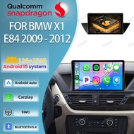 Android 15 Car Radio For BMW X1 E84 2009 - 2011 2012 5G WIFI Viedo Player WIFI+4G Qualcomm Systems S