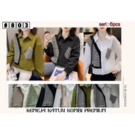 AUDELA STRIPE BLOUSE