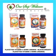 FLAVETTES VITAMIN C 250MG (ORANGE / BLACKCURRANT)  / FLAVETTES VITAMIN C 500MG (ORANGE)