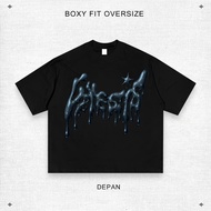 Genesis Conspiracy - Boxy Oversized T-Shirt Slime Unisex - Cotton Combed 24s