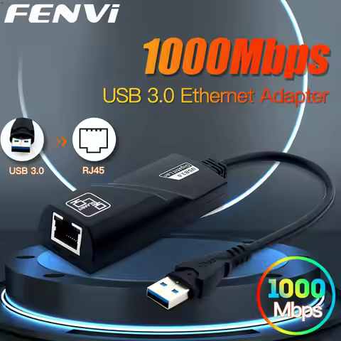 FENVI 1000Mbps USB3.0 To Rj45 Network Adapter RTL8153 Lan Ethernet Adapter 100/1000Mbps Network Card