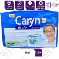 Bỉm Dán Tã Dán Người Lớn Người Già Caryn Đại Size M20 / L20 / XL20