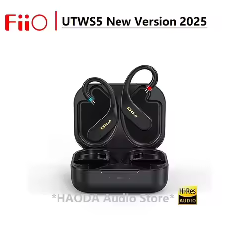 FiiO UTWS5 2025 True Wireless Bluetooth Earbuds Hook Headphone Amp for Detachable Earphone Hi-Res Au
