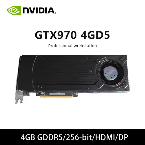 GTX970 4GD5 DP CRAD VGA GTX970 4G gpu 4GB GDDR5 256bit graphics card support PCI-E 3.0 HDMI DP DVI 8