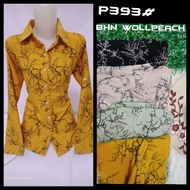 KEMEJA ATASAN WANITA BAHAN WOOLPEACH