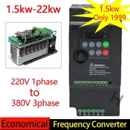 【Ready Stock】220V TO 380V Economical VFD Variable Frequency Drive Converter Inverter 1.5/2.2/3.7/4/5