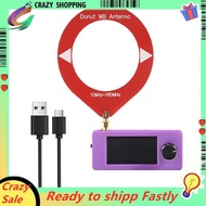 LSB USB AM FM/AM Pocket Radio Mini 1.9inch IPS Screen SI4732 with 180MHz Antenna HF SW MW VHF Receiv