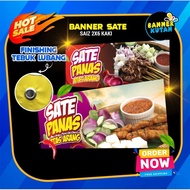 SATAY BANNER/TASAY BANNER/BANNER BUNTING NIGHT MARKET BANNER/NIGHT MARKET BANNER