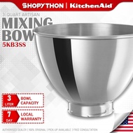 KITCHENAID 3-Quart Stainless Steel Mixing Bowl 5KB3SS (3.0L) Artisan Tilt-Head Stand Mixer KSM150 KS