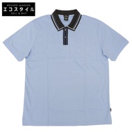 近全新 Boss 撞色條紋 Polo 衫，男士，藍色，XXL，50513366