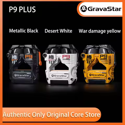 P9 PLUS Gravastar True Wireless Bluetooth Earphones HIFI Sound Quality Semi In Ear DIY Trendy Play G