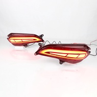 LED Rear Bumper Tail Light For Toyota Yaris Vios XP150 2017 2018 2019 2020 2021 2022 2023 Reflector 