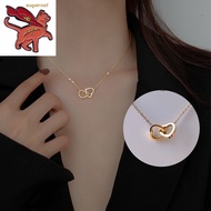 18k saudi gold necklace pawnable Heart Luxury Fashion Clavicle Chain
