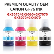Canon GI-76 GI76 Pigment Ink Bottles Compatible for Canon MAXIFY GX5070 GX6060 GX7070 GX4070 GX3070 