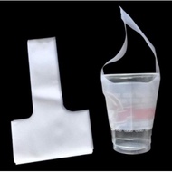 Plastic T Holder KOSONG 100PCS/plastik T cawan/plastik cawan T