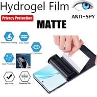 Anti-scratch Spy Matte Hydrogel Film Privacy Samsung F62 Samsung M62Screen Protector