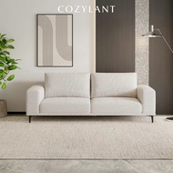 Cozylant Calm Fabric Sofa / 3 Seater Sofa / 2 Seater Sofa / White Grey Black Colour / Modern Minimalist Nordic