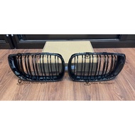 BMW E46 M3 Twin Pin Double Pin Kidney Front Grill Grille Gloss Black
