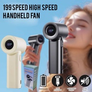 199 Speed High Speed Handheld Fan | Mini Portable Fan | Rechargeable Mini Fan with LED Display