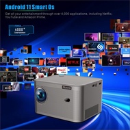Hy350 Android Projector Projector 380 Lumens 1080P Home Theater Smart Portable Ready Stock
