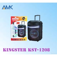 Kingster kst-1208  portable speaker wireless and bluetooth speaker with wireless microphone