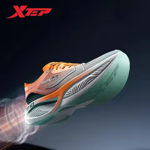Xtep 160X 3.0 Pro Men Running Shoes Carbon Plate Professional Marathon PB Rebound Cushioning Sports 