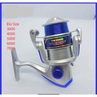 Máy Câu Cá YUMOSHI YM Nhật Bản 12 Vòng Bi - Máy Câu Đứng Đủ Size 20003000 4000 5000 6000 7000