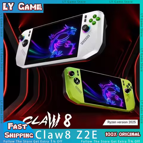 For MSI CLAW 8 With AMD Z2 Extreme Ryzen Edition 2025 Handheld Gaming Console Processor 8-inch Large