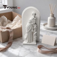 [Available] Classical Deity Stonework Sculpture-Like Deity Statue Raised Relief House Decoration