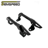 ราวจับด้านหลังมอเตอร์ไซค์ SEMSPEED เบาะผ้โดยสารด้านหลังโครงจับกล้องมือถือราวการยึดเกาะสำหรับ QJ Moto