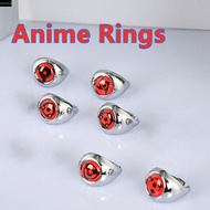 MXMIO Anime Ring Japanese Fashion Naruto Uchiha Ninja Itachi DIY Jewelry