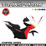 STRIPING STICKER ALL NEW AEROX CONNECTED 155 NVX TRANSPARENT PHILIPPINES VIBES STRIPING MOTF NEW