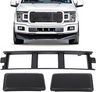 Front Bumper Cover Spacer Panel, Lower Grille Trim Panel Compatible With Ford F150 2018 2019 2020 Re