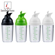 4 Pack Salad Dressing Shaker, 7 Oz  Dressing Mixer Shaker Bottles, Black & White & Green