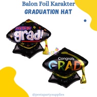 Graduation Theme Foil Balloons/CharacterGraduation Jumbo Graduation Hat/Graduation Hat Balloon_PeSTa