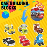 Cars Toy Collection Building Blocks Mini Gift Toy W0c4