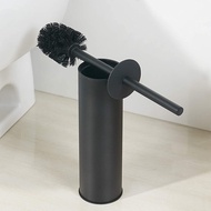 Toilet Brush with Holder 304 Stainless Steel Black Toilet Cleaner Brush Set Free Standing Toilet Bru