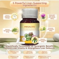 Megalivo Milk Thistle, Artichoke, Broccoli Sprout Extract And Choline