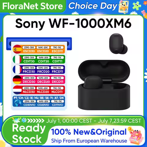 New Sony WF-1000XM6 True Wireless Noise Cancelling Earbuds Bluetooth Headphones Hi-Res Audio Ldac 24
