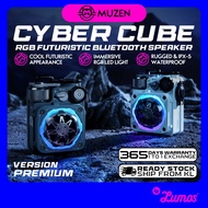 MUZEN CYBER CUBE PREMIUM Fidget Spinner RGB Bluetooth Speaker IPX-5 Waterproof Fidget Spinner 8Hrs P