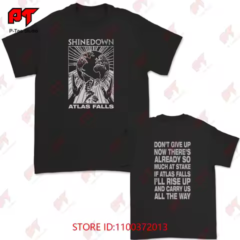 Vintage 1994 Shinedown Atlas Falls Album Aop 3D T Shirt