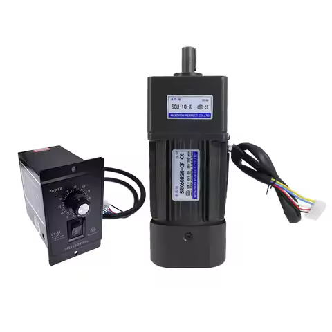 60W 5RK60GN-CF 220V AC Geared Motors 5GU 60W Speed controller Induction Small Machine 6.9-1350rpm Ge