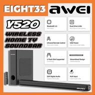 Awei Y520 Wireless Surround Bluetooth Home TV Speaker Soundbar for Indoor / House Living / Samsung /