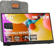 InnoView Portable Monitor 15.6 "1080P Portable Monitor For Laptop With  Sleeve Built-In 90 ° Adjusta