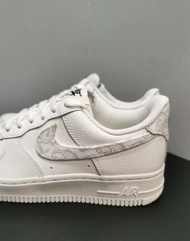 Nike Air Force 1 Low '07 ESS 白灰腰果花 男女同款