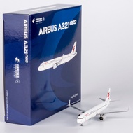 Fast Shipping-NG 1/400 B-32HX/B-32HY China Oriental Airlines A321neo Metal Passenger Aircraft Model