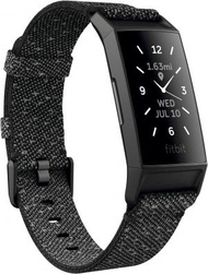 fitbit - Fitbit Charge 4 進階版運動智慧手環（花崗岩光面/黑色編織）平行進口